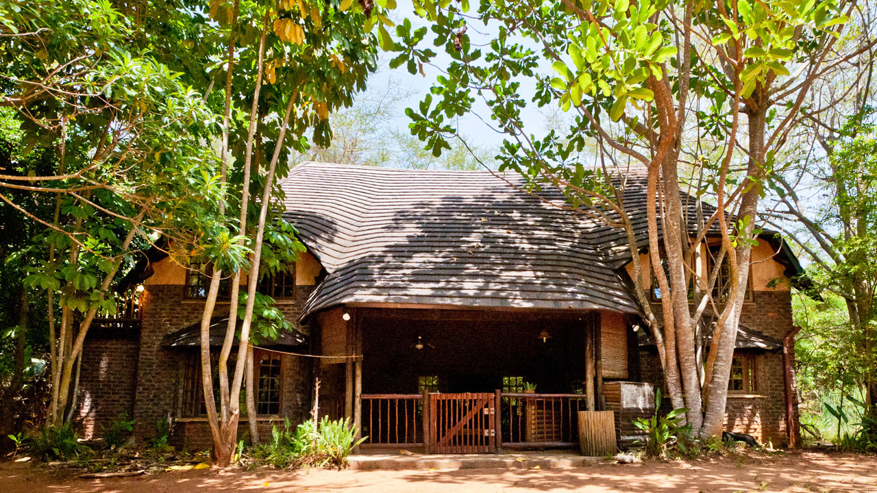 Lodge in Krugerpark, Zuid-Afrika