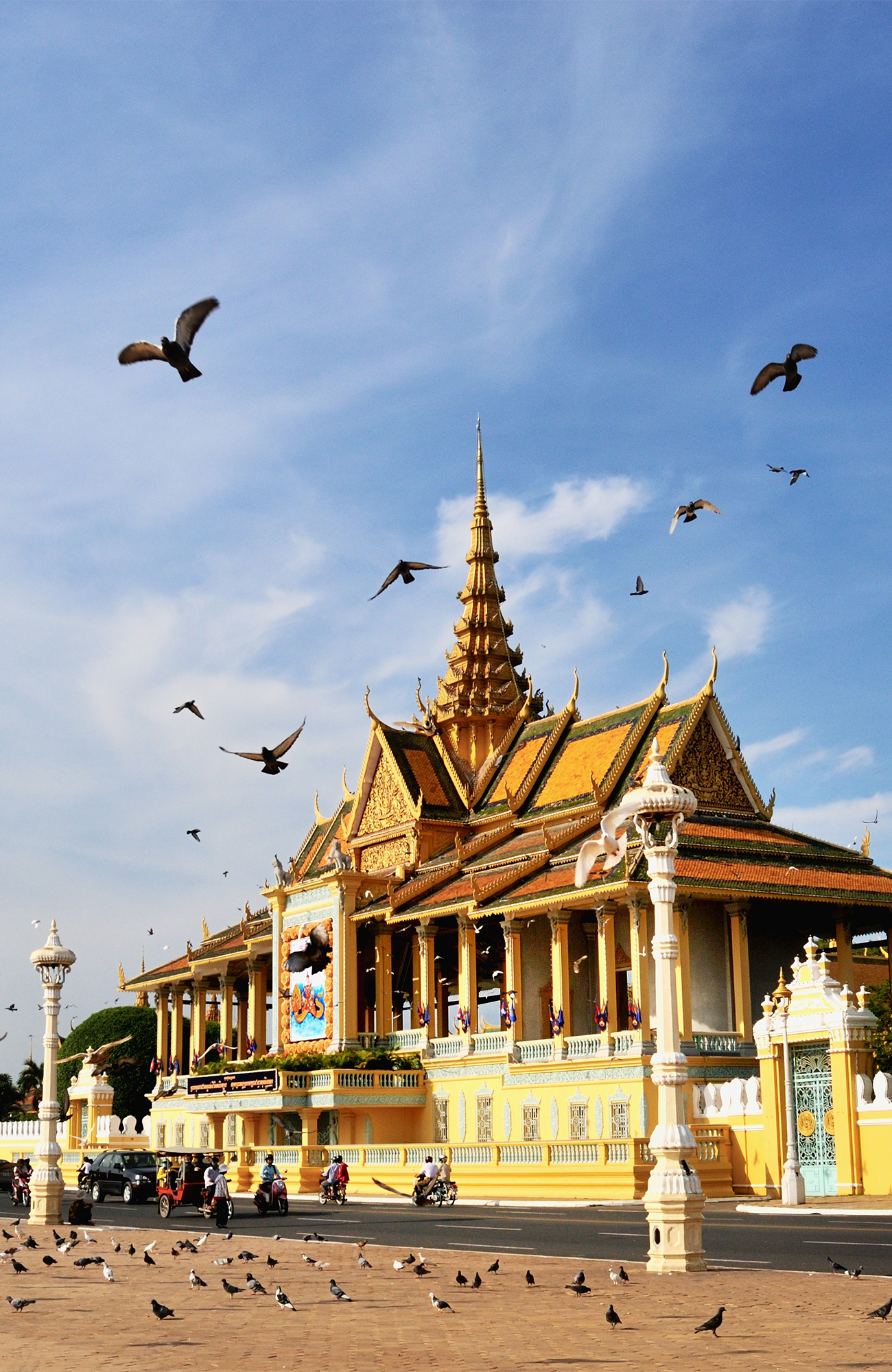 Uitzicht op tempel in Phnom Penh | KILROY