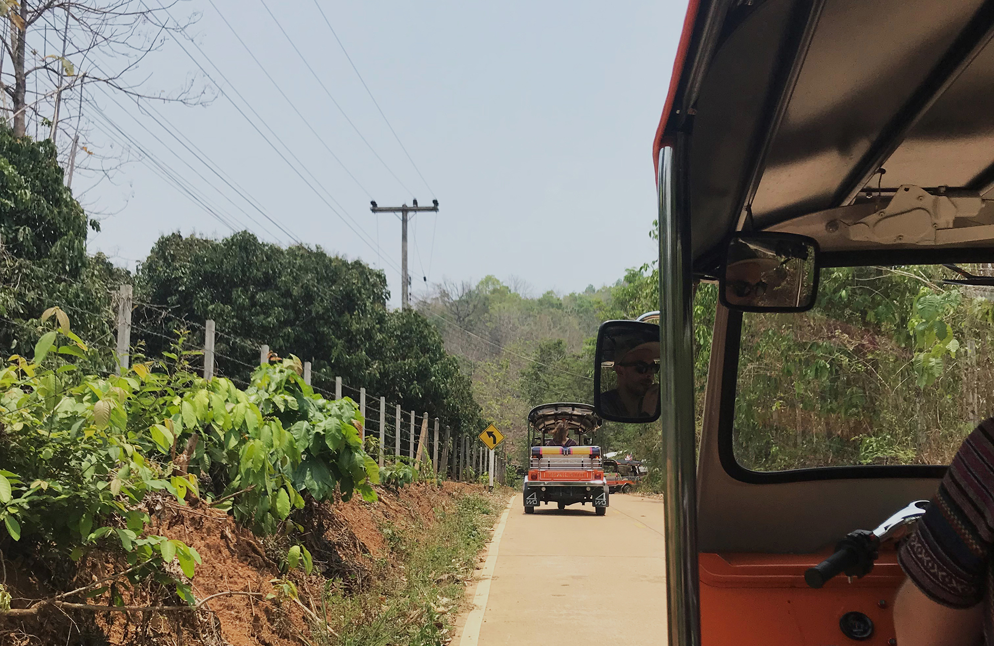 Tuktuks in Chiang Mai in Thailand