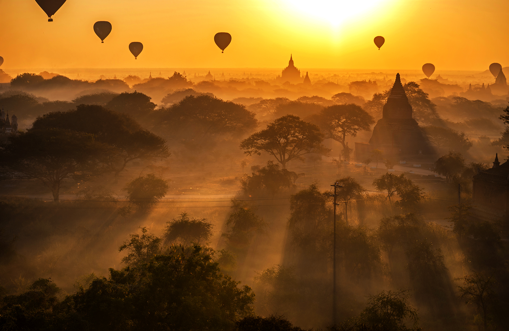 Zonsopkomst in Bagan | Beste reistijd november | Beste bestemmingen november | Reiskalender | KILROY