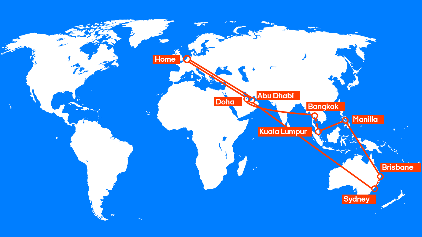 Combineer Thailand Filipijnen en Australië in een vliegticket via KILROY