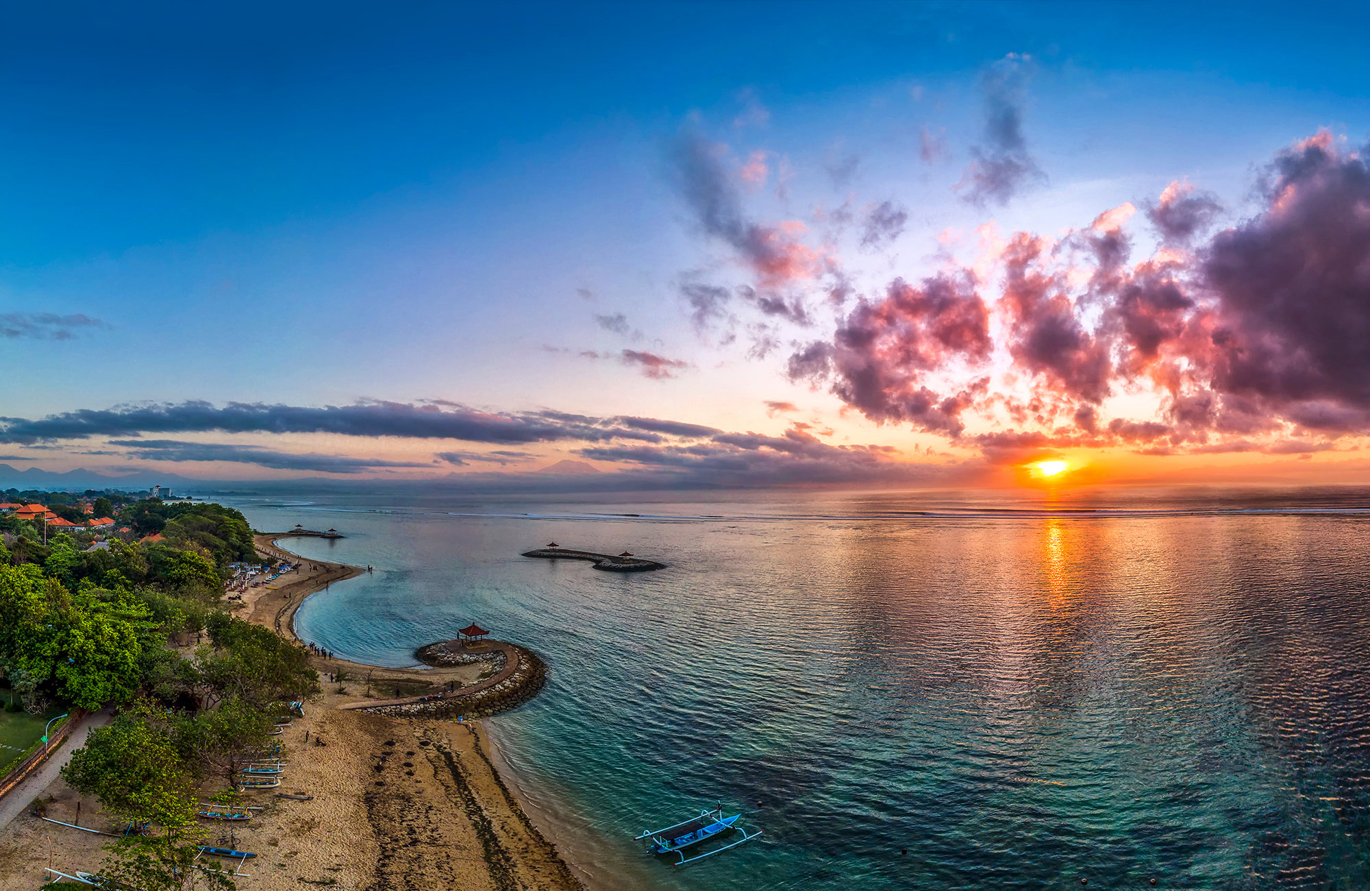Zonsondergang Sanur