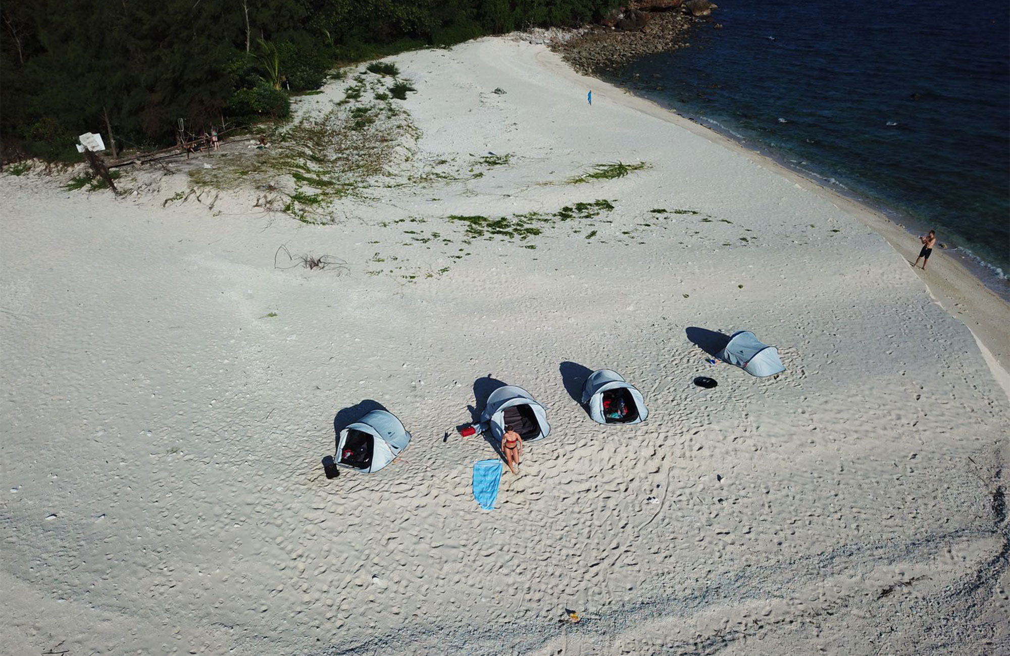 Koh Kye Beach With Tents