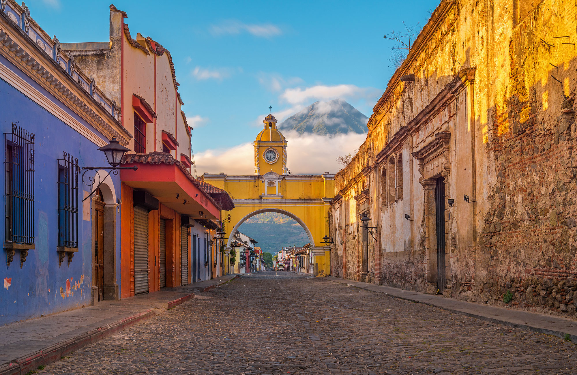 Hoofdstad van Antigua in Guatemala