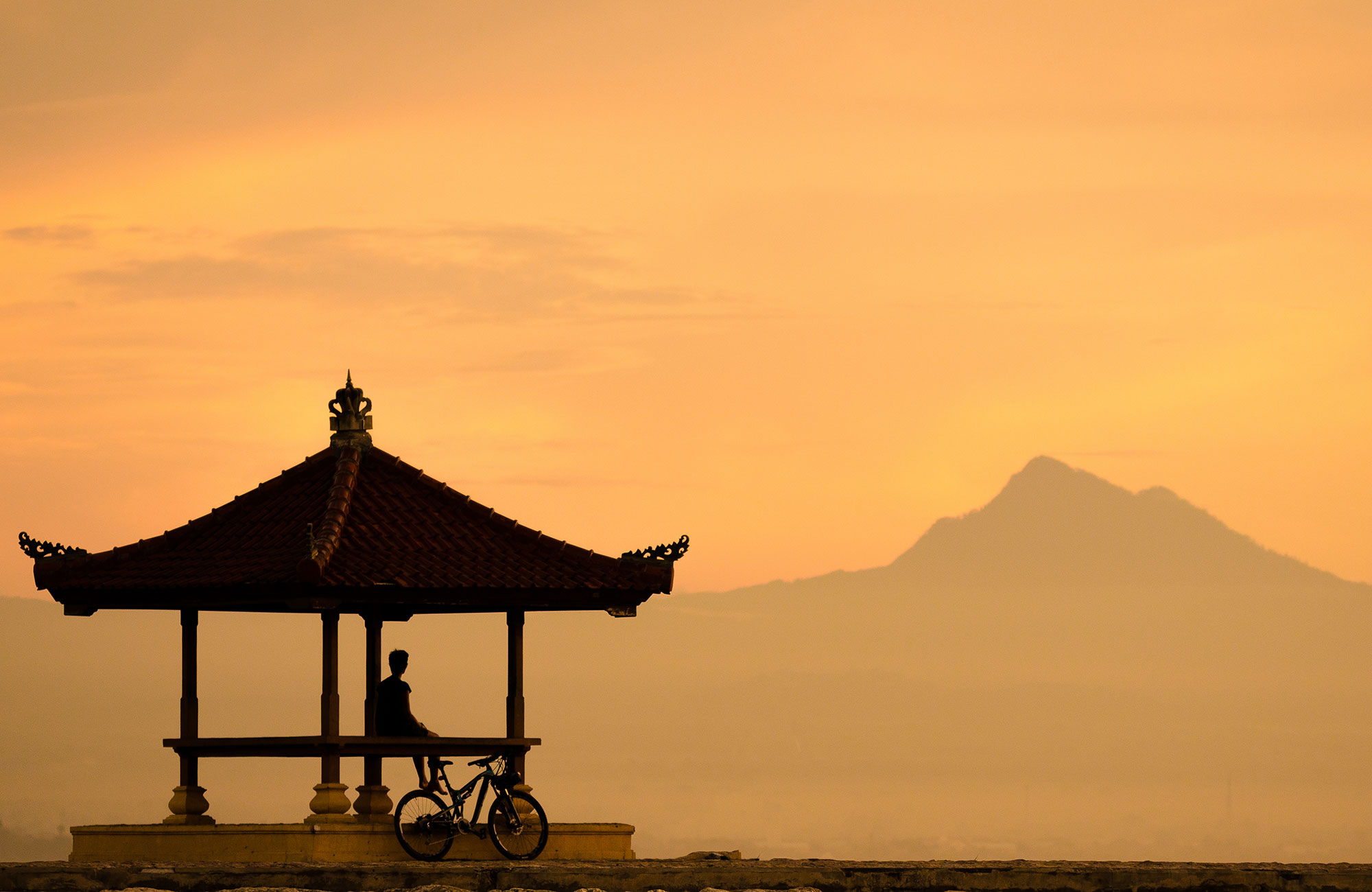 Indonesia Sanur Karang Beach Sunset