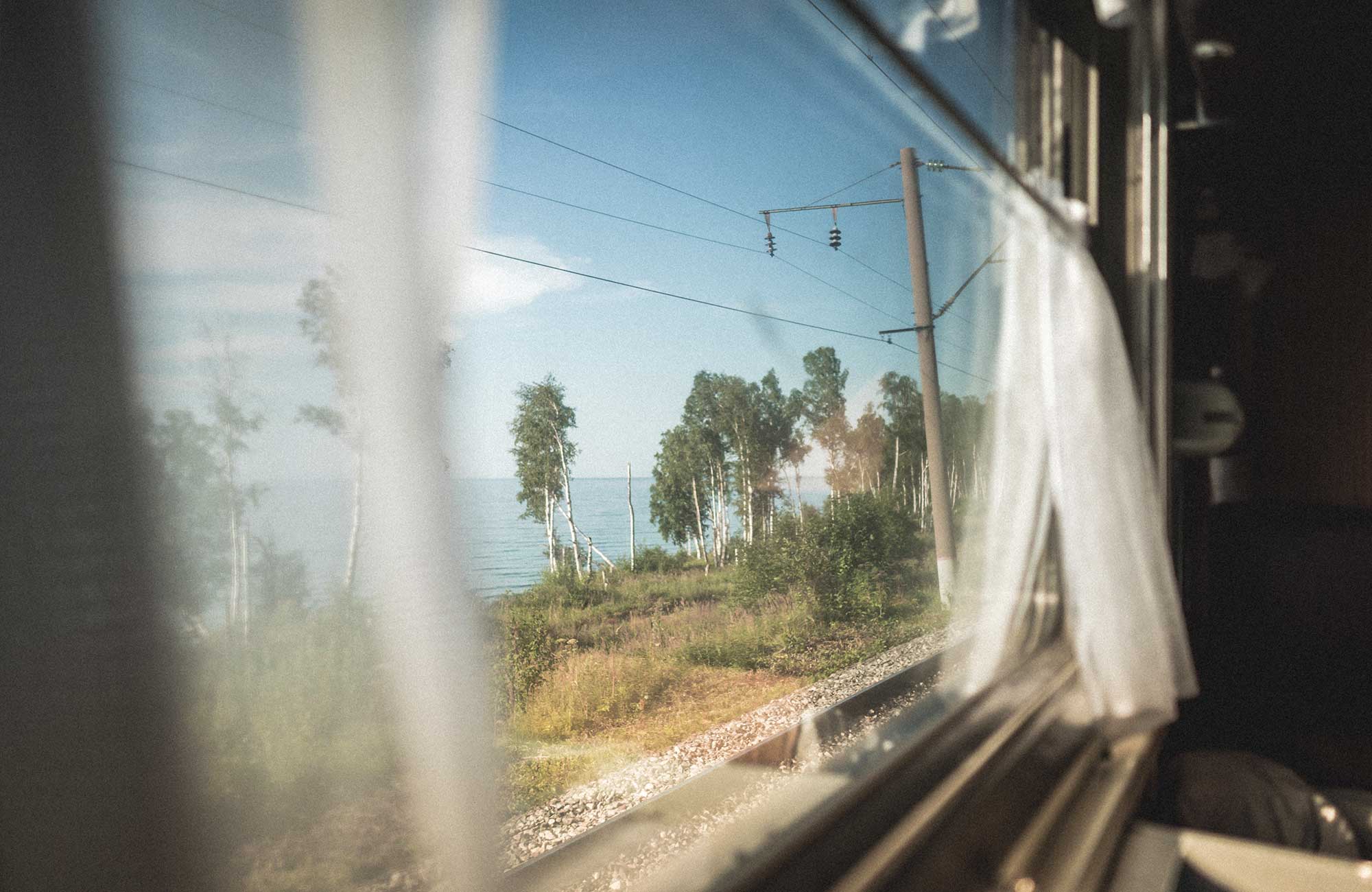 langzaam reizen in een trein
