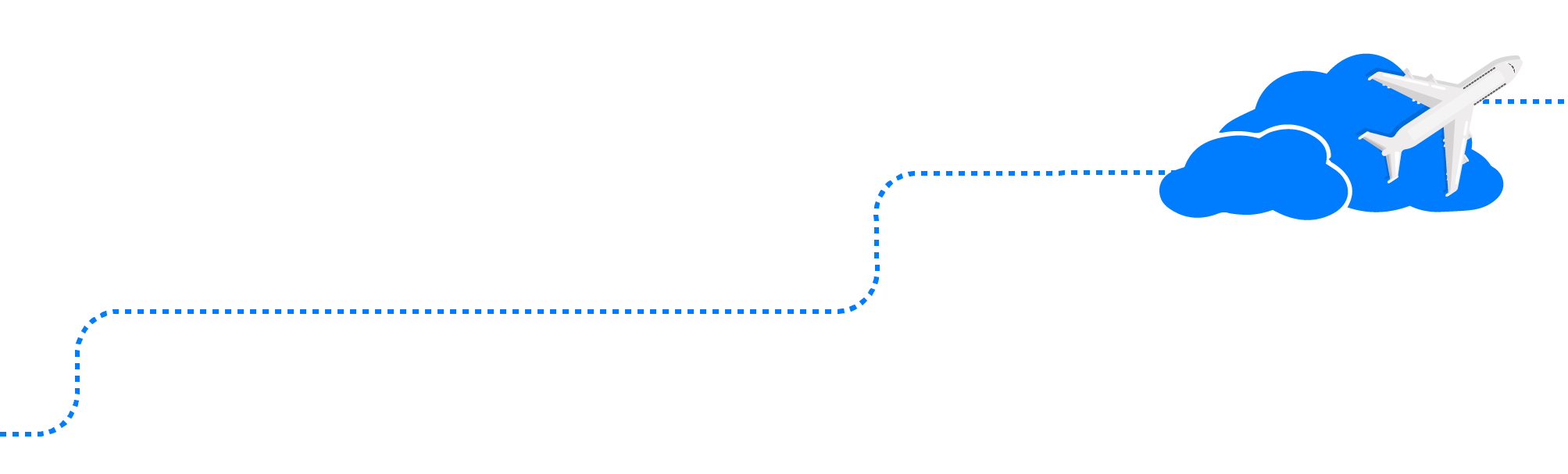 Flight path graphic - KILROY
