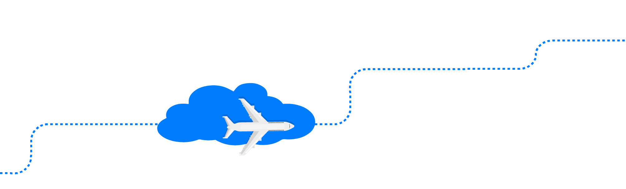 Flight path graphic - KILROY