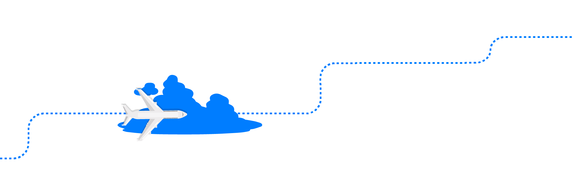 Flight path graphic - KILROY
