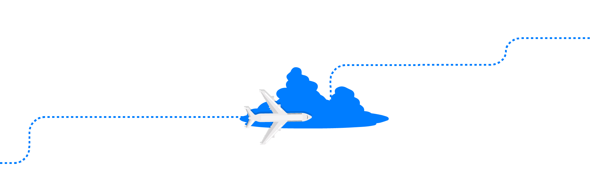 Flight path graphic - KILROY
