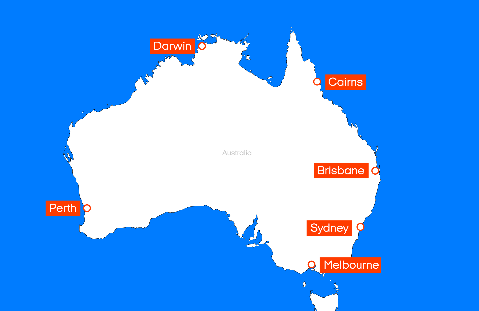 Verhuurlocaties van de Chubby camper in Australië | Camperhuur Australië | KILROY