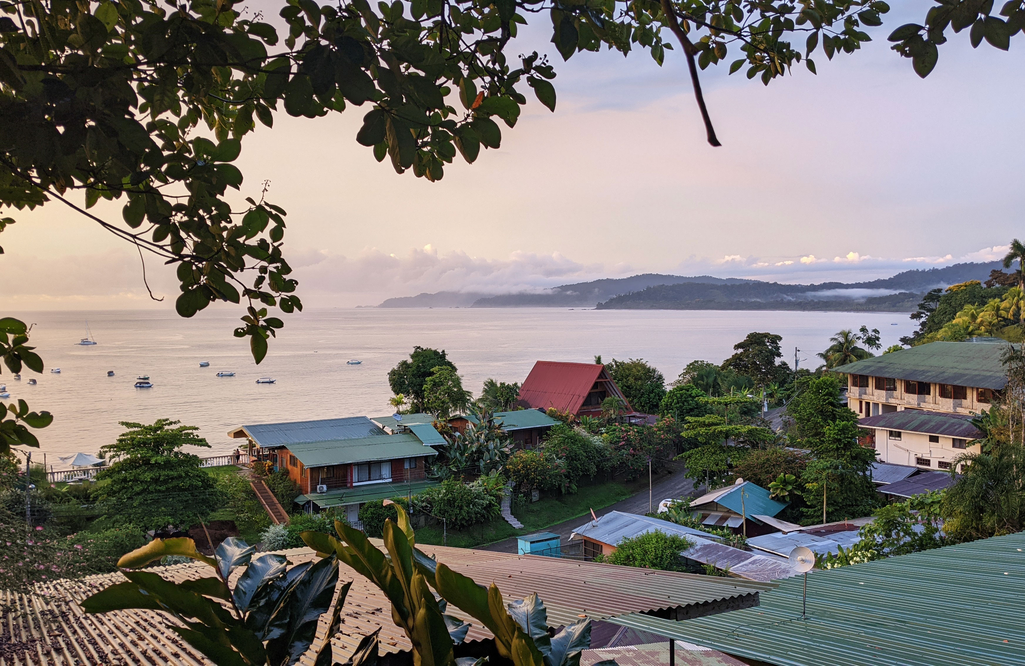 Small village near Drake Bay in the South Pacific region of Costa Rica