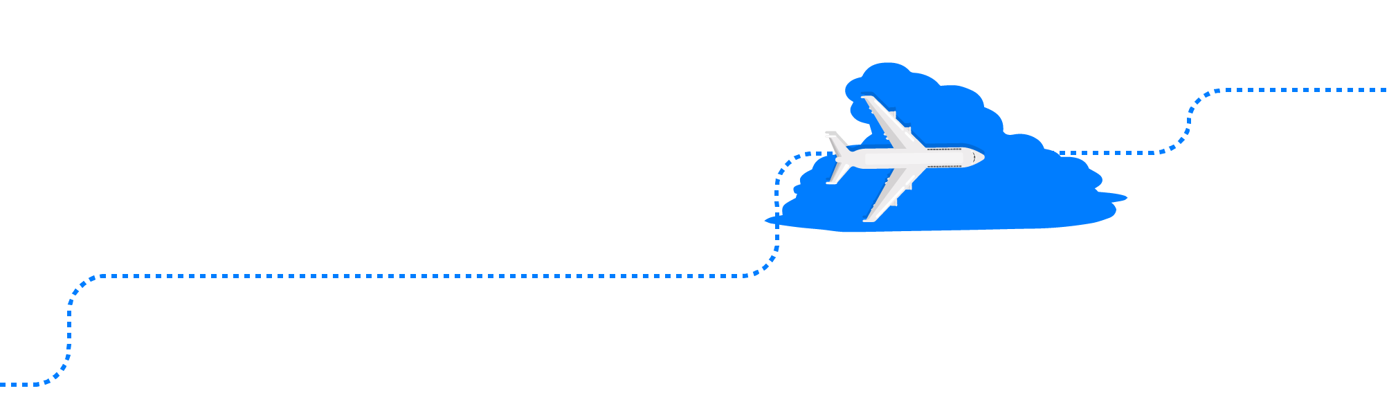 Flight path graphic - KILROY