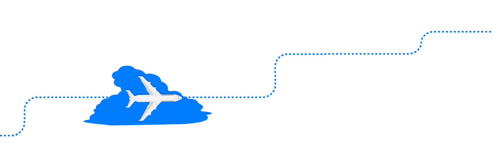 Flight path graphic - KILROY
