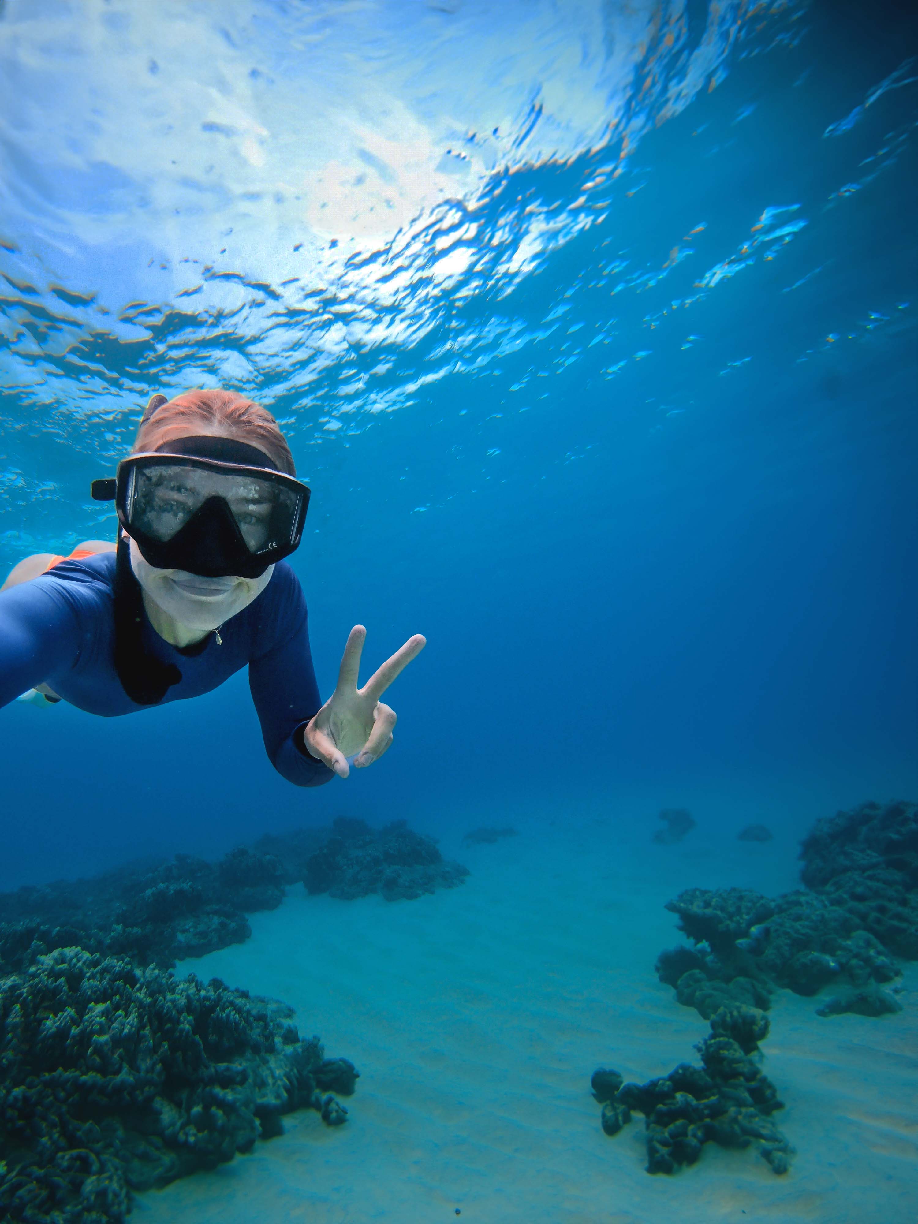 Elise Snorkeling
