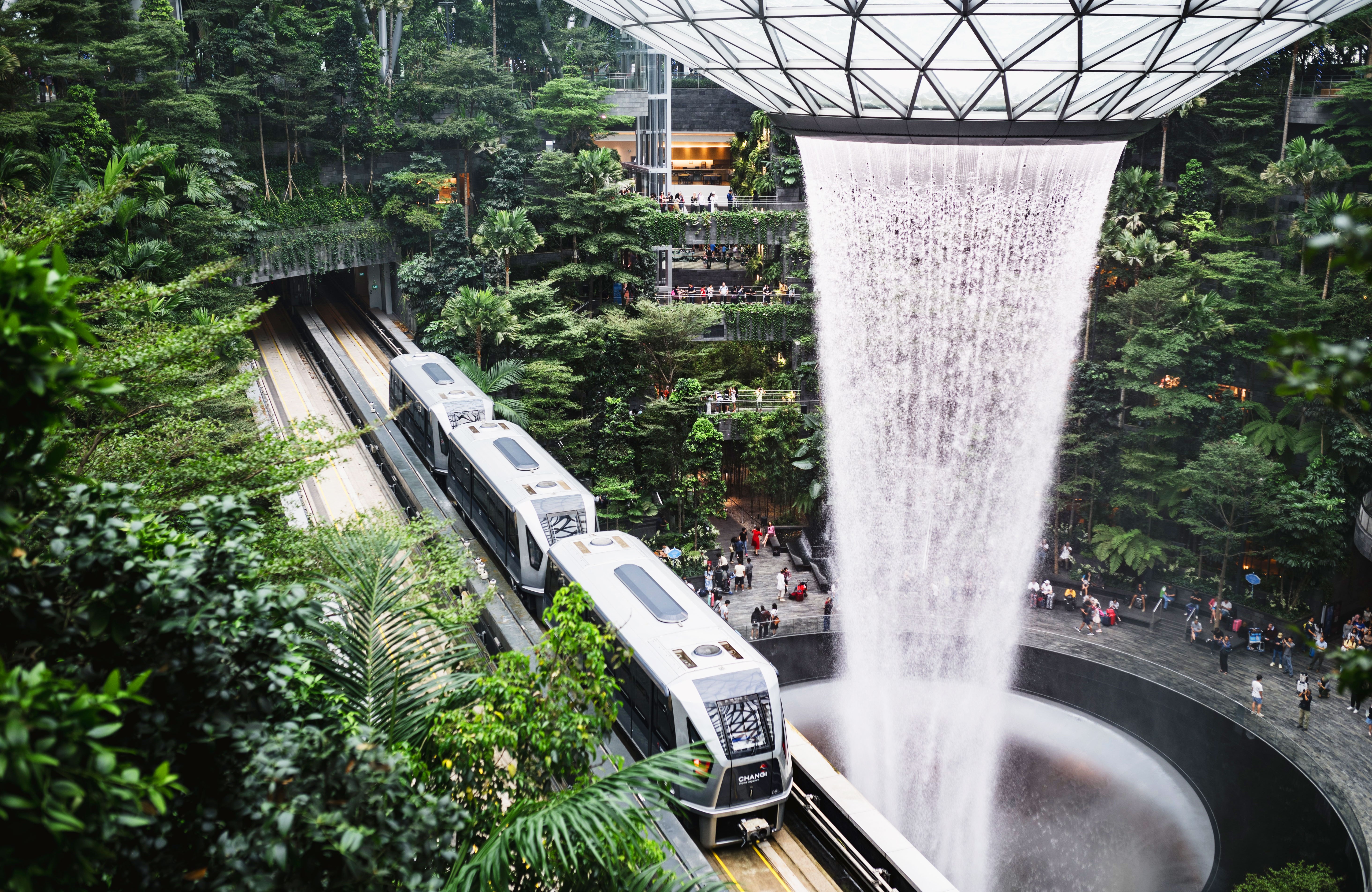 Skytrain At Singapore Airport
